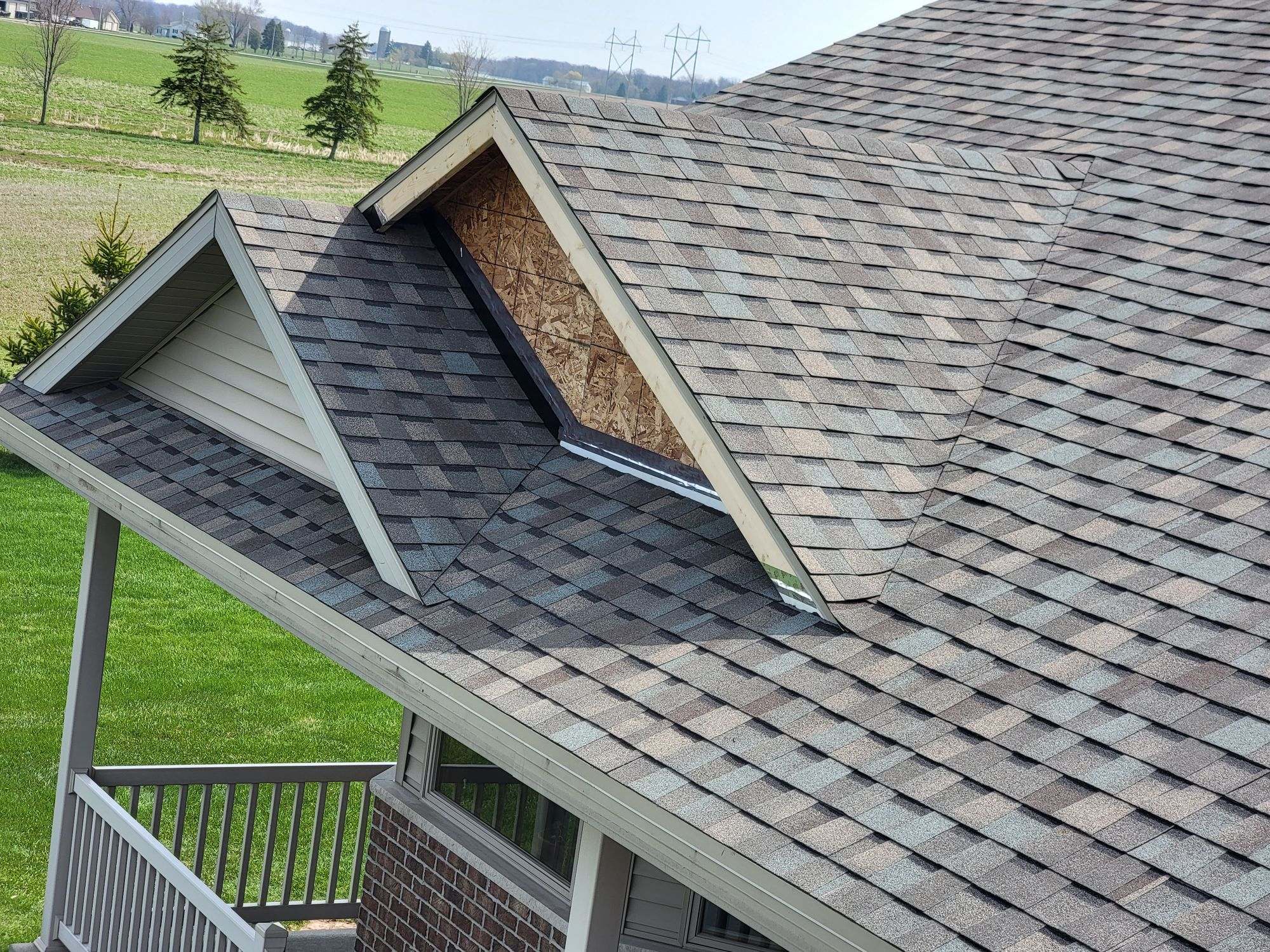 Driftwood shingle install crivitz