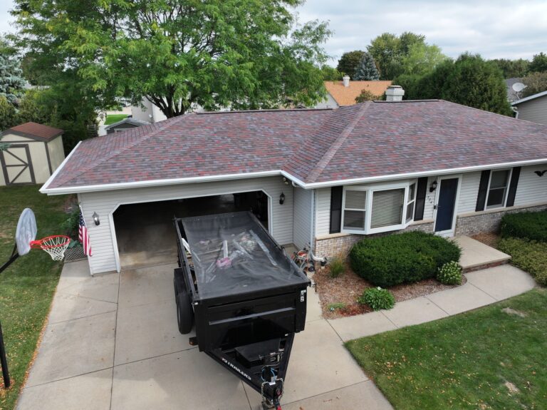 Merlot - Roof Install - Kimberly WI