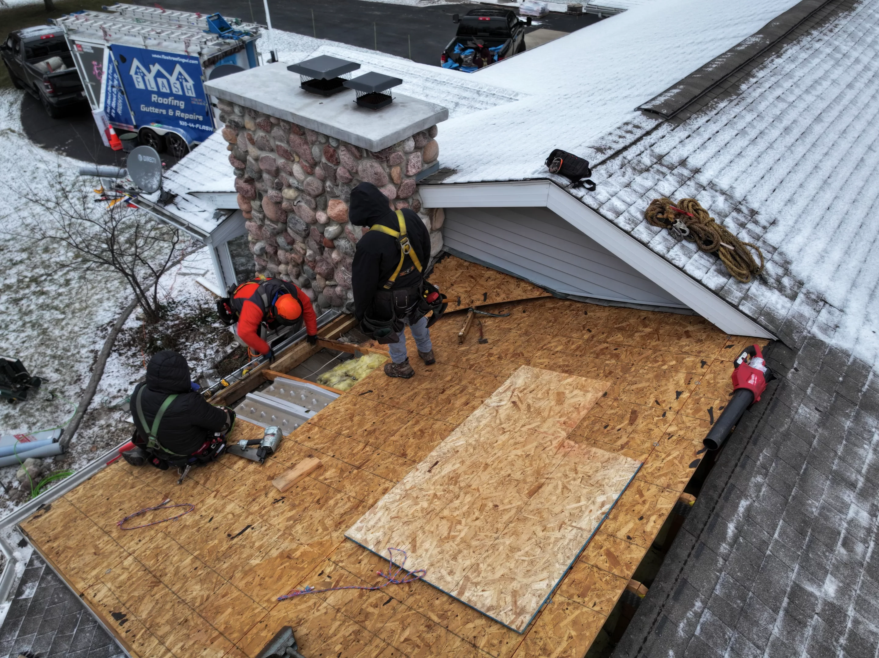 Roof Repair Appleton - Chimney Leak