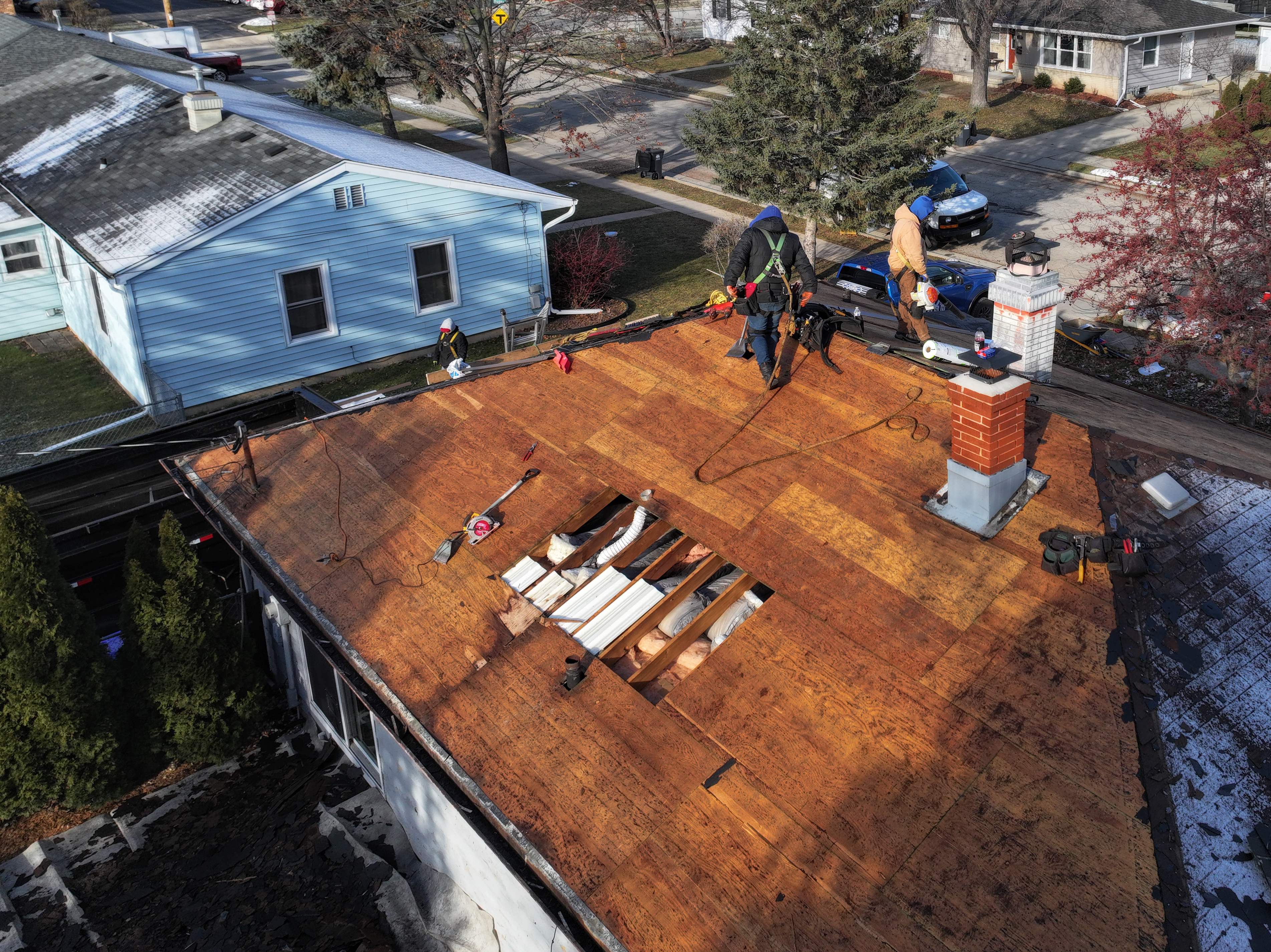 roof repair neenah wi decking
