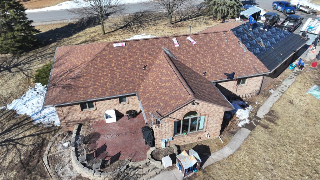 Little Chute Desert Rose Roof Install